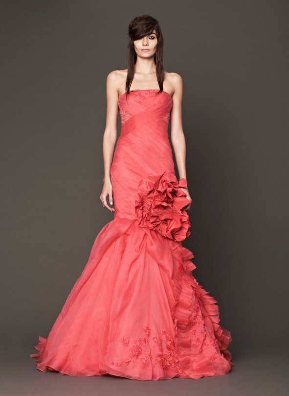 Suknie ślubne Vera Wang na jesień 2014, lookbook, fot. mat. prasowe