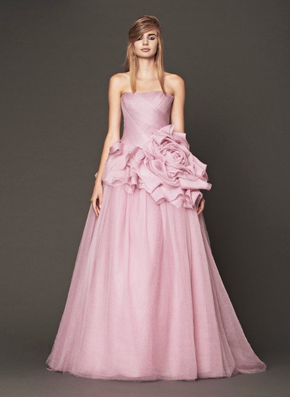 Suknie ślubne Vera Wang na jesień 2014, lookbook, fot. mat. prasowe