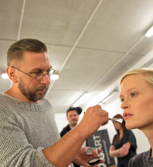 Łukasz Jemioł: backstage pokazu wiosna - lato 2014