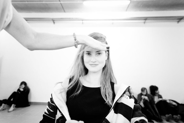 Łukasz Jemioł: backstage pokazu wiosna - lato 2014