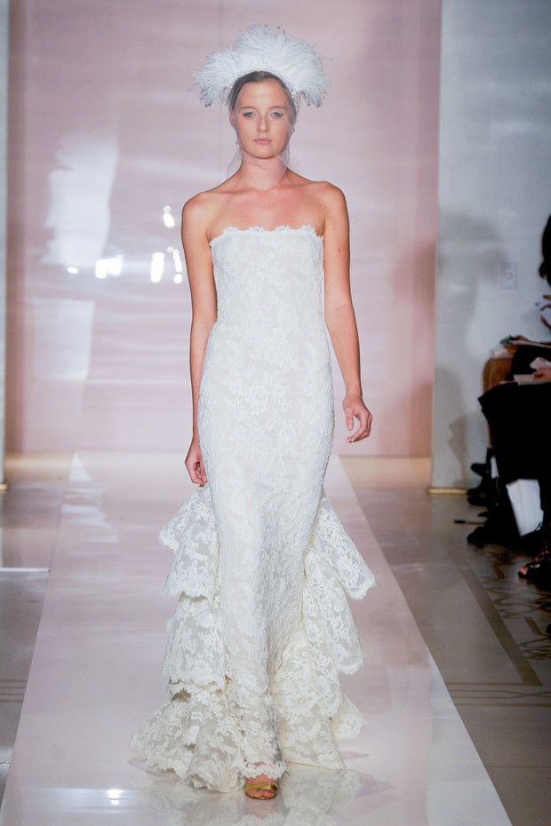 Suknie ślubne 2014: Reem Acra jesień 2014