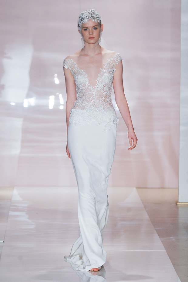 Suknie ślubne 2014: Reem Acra jesień 2014