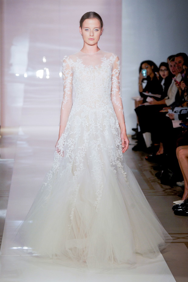 Suknie ślubne 2014: Reem Acra jesień 2014
