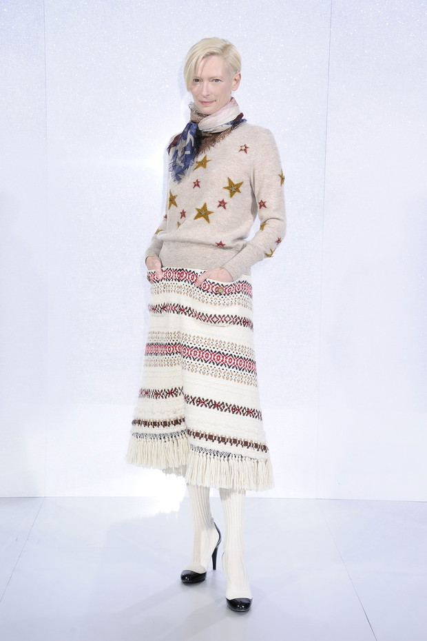 Gwiazdy na pokazach haute couture wiosna-lato 2014 w Paryżu
