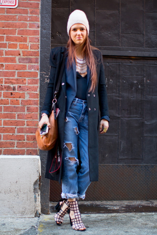 Street fashion: NYFW jesień-zima 2014/2015, dzień 1