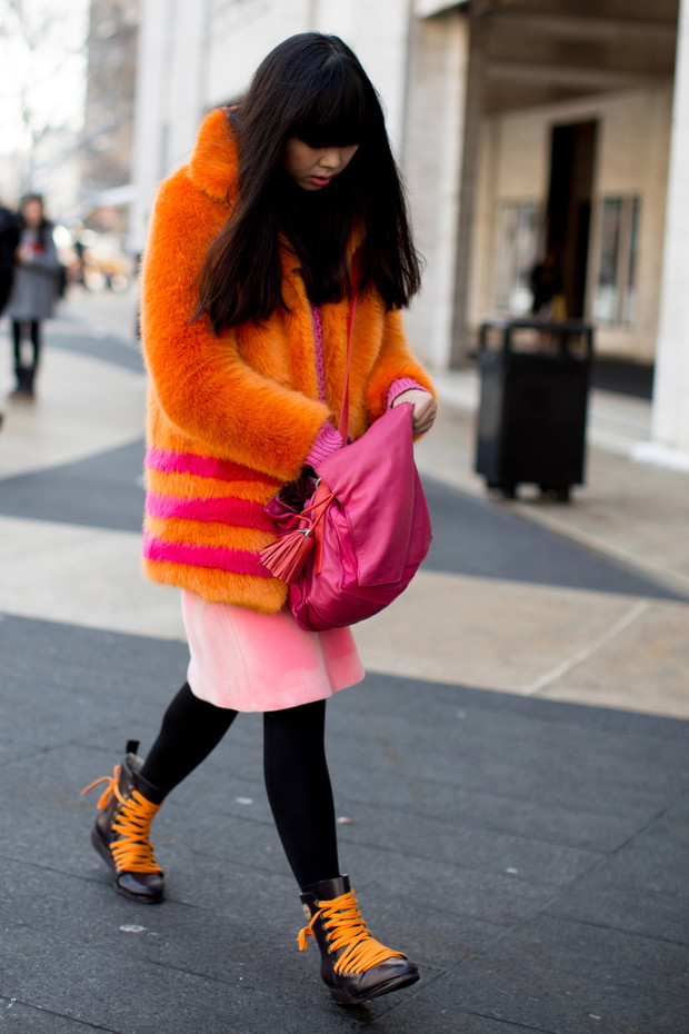 Street fashion: NYFW jesień-zima 2014/2015, dzień 1