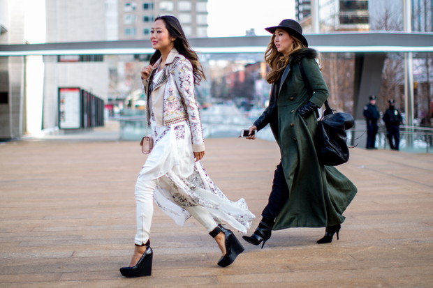 Street fashion: NYFW jesień-zima 2014/2015, dzień 1
