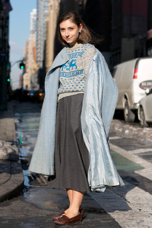 Street fashion: NYFW jesień-zima 2014/2015, dzień 5