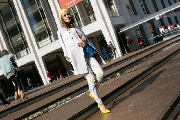 Street fashion: NYFW jesień-zima 2014/2015, dzień 5