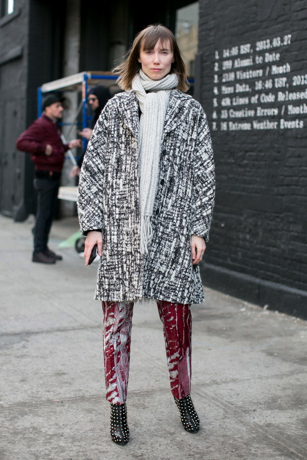 Street fashion: NYFW jesień-zima 2014/2015, dzień 7