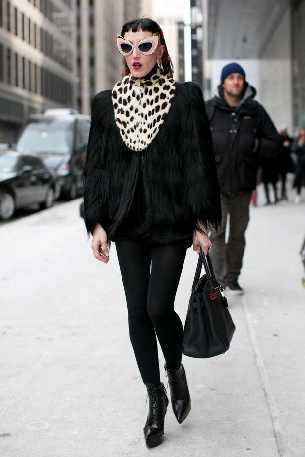 Street fashion: NYFW jesień-zima 2014/2015, dzień 7