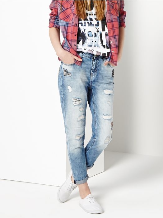 Boyfriend jeans - trendy wiosna lato 2014