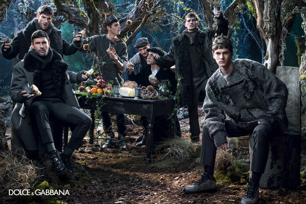 Dolce & Gabbana jesień-zima 2014/2015 - Claudia Schiffer w kampanii!!!