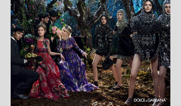 Dolce & Gabbana jesień-zima 2014/2015 - Claudia Schiffer w kampanii!!!