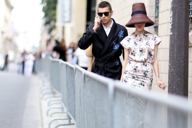 Street fashion: buty i akcesoria gości na pokazach haute couture FW14