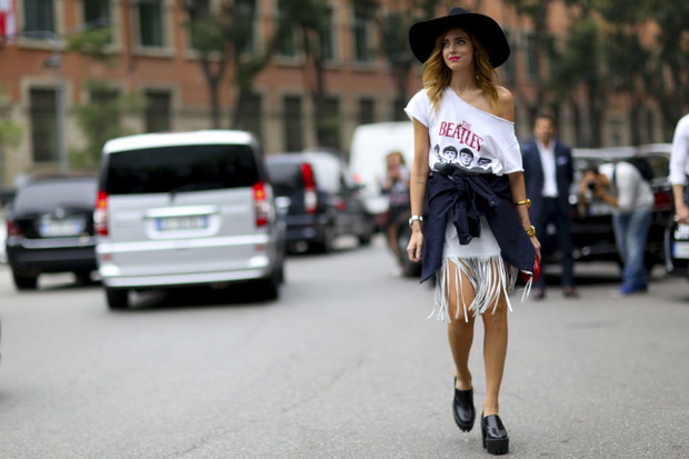 Street fashion: Milan Fashion Week wiosna-lato 2015