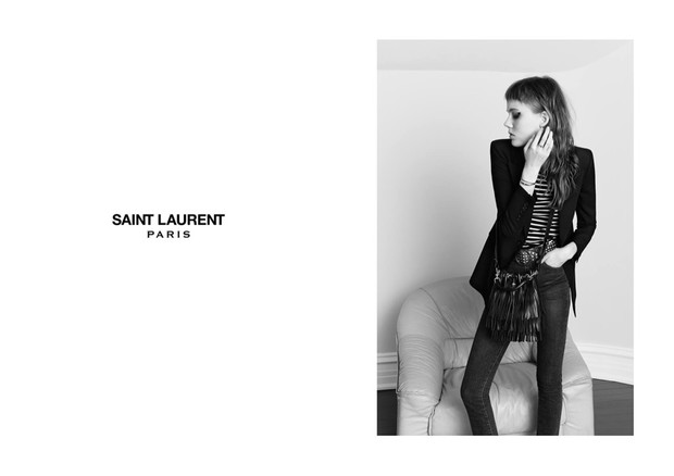 Kampania Saint Laurent Paris wiosna-lato 2015 WIĘCEJ ZDJĘĆ