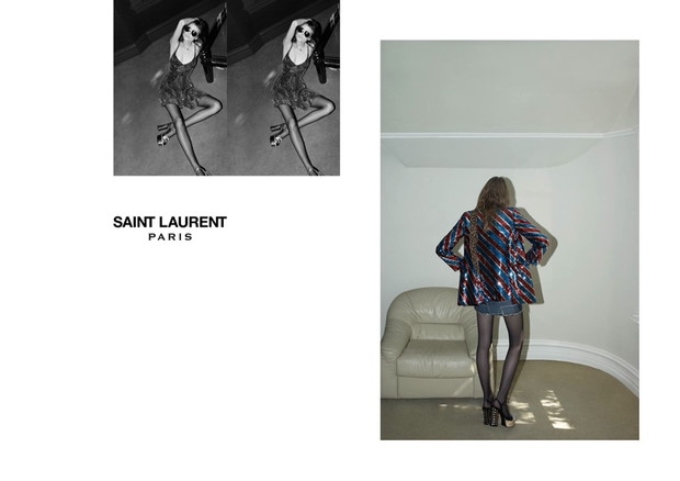Kampania Saint Laurent Paris wiosna-lato 2015 WIĘCEJ ZDJĘĆ