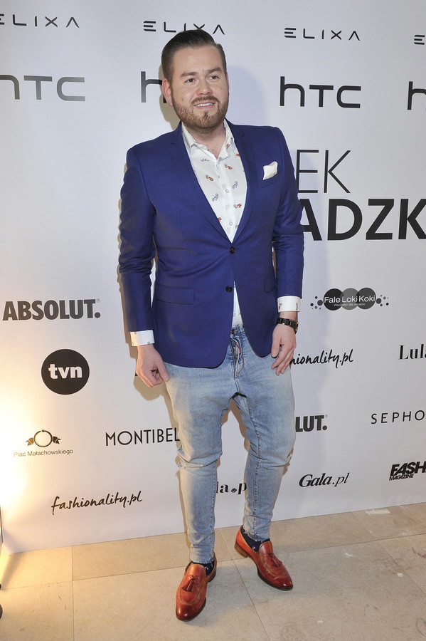 Gwiazdy na pokazie Maciej Sieradzky jesień-zima 2015/2016