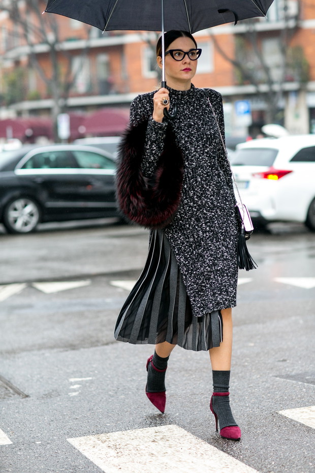 Street fashion wiosna-lato 2015: plisy