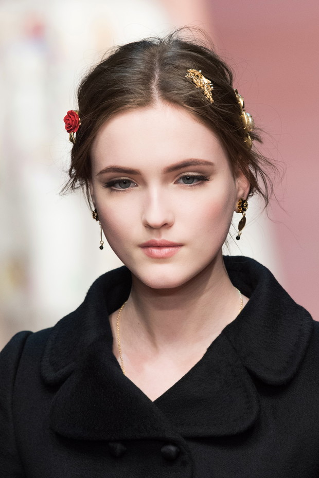 Look z wybiegu: Dolce & Gabbana jesień-zima 2015/2016