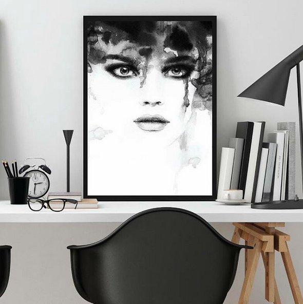 #BLACKANDWHITE - czarno-białe wnętrza na Instagramie