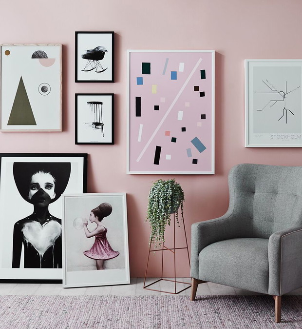 Domowa galeria - piękno w ramach, fot. mat. pras. Norsu, styl.: Julia Green, Jacqui Moore (Greenhouse Interiors), fot. Lisa Cohen Photography