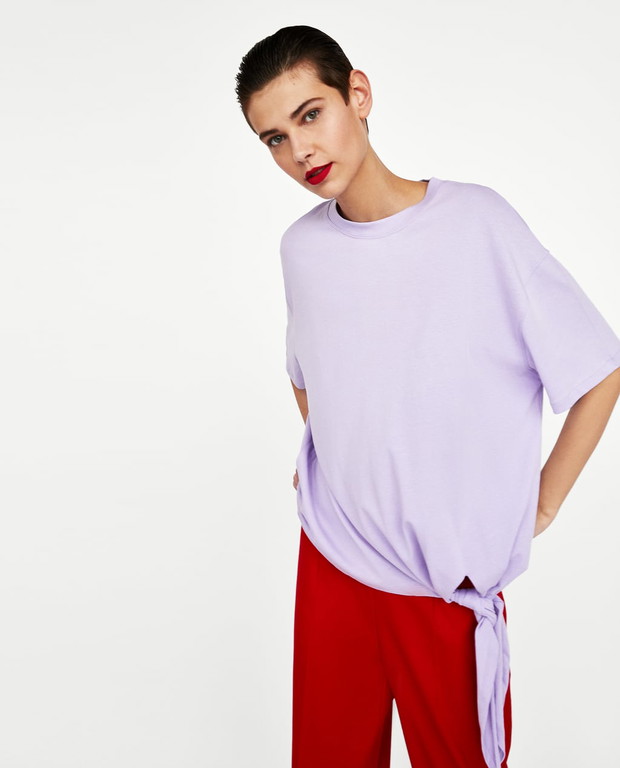 T-shirt w najmodniejszym kolorze Zara