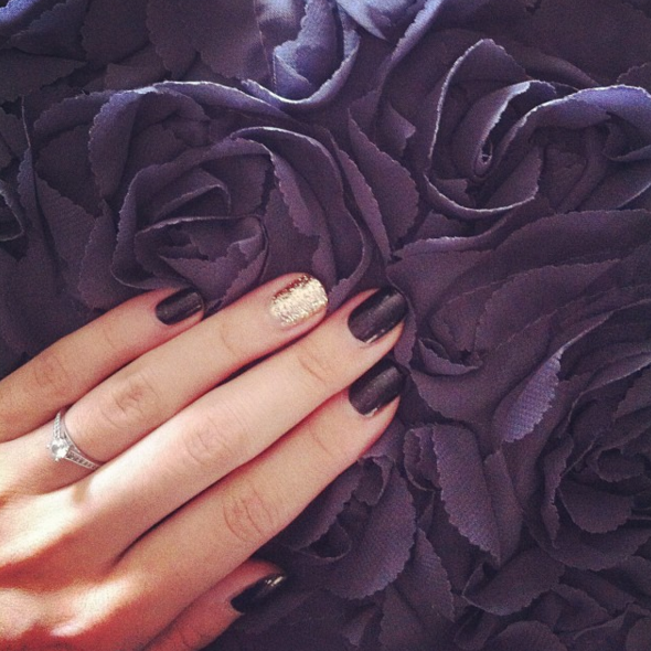 #manicure na Sylwestra 2015/2016