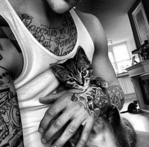 #HotDudesWithKittens - kolejny profil, który podbija Instagram
