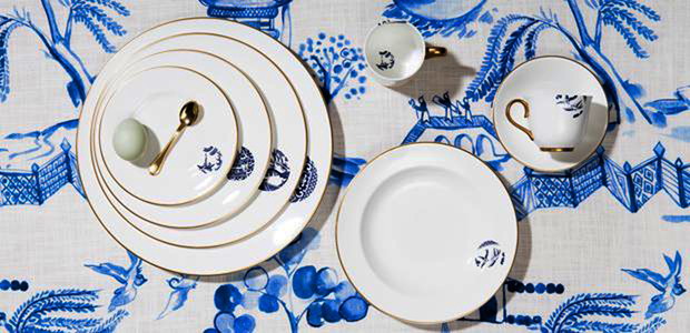 Piękne wnętrza: wzory jak z chińskiej porcelany