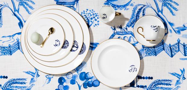 Piękne wnętrza: wzory jak z chińskiej porcelany