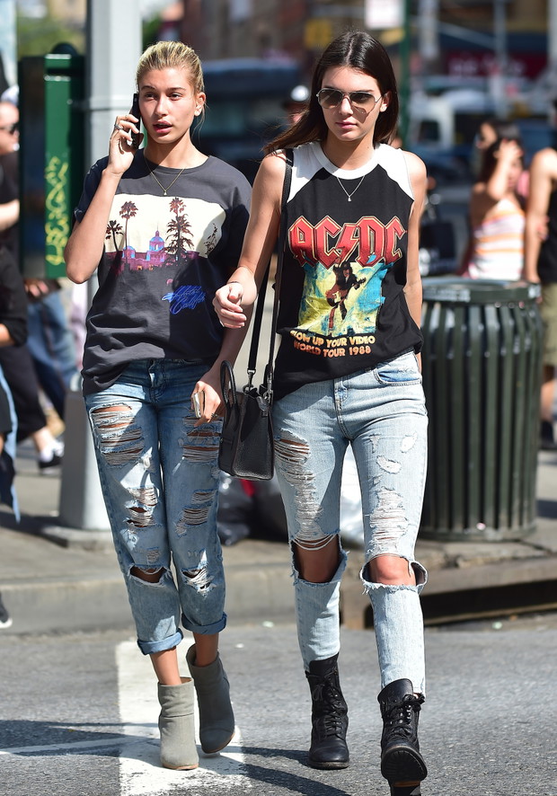 Hailey Baldwin z Kendall Jenner
