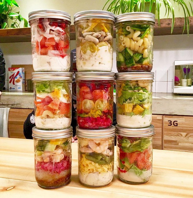 #Jarsalad - sałatka w słoiku