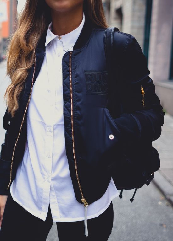 Kurtka bomber w social mediach trendy 2016