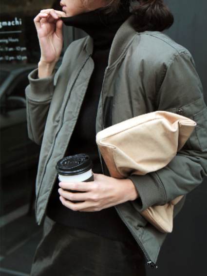 Kurtka bomber w social mediach trendy 2016