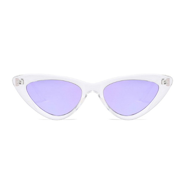 Przezroczyste okulary cat eye