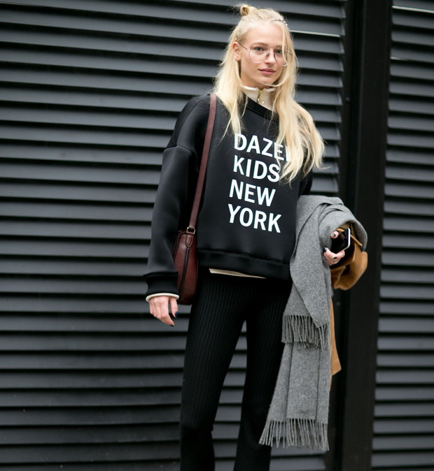 Street fashion: modelki off duty w Nowym Jorku
