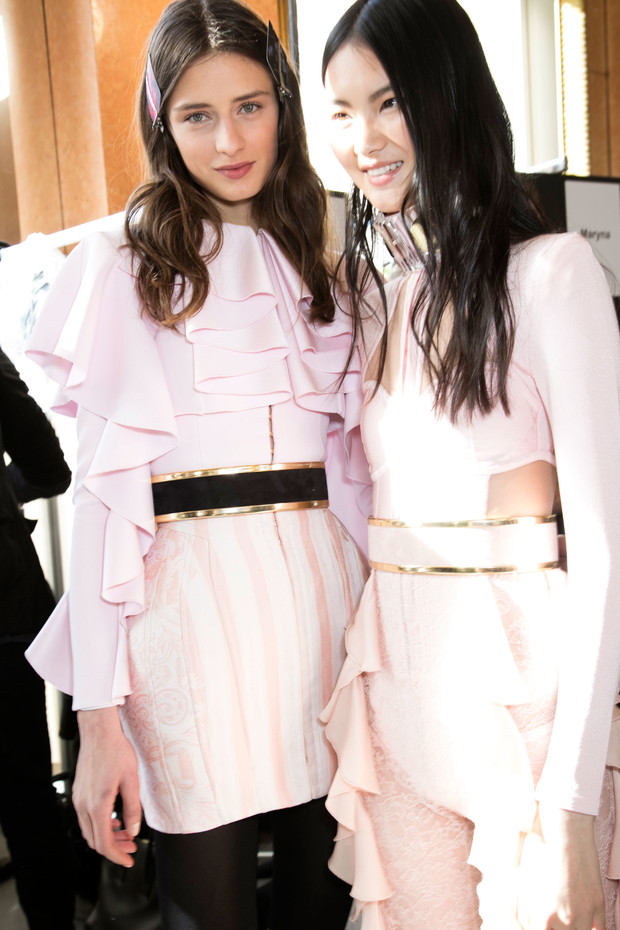 Balmain jesień-zima 2016/2017 - backstage