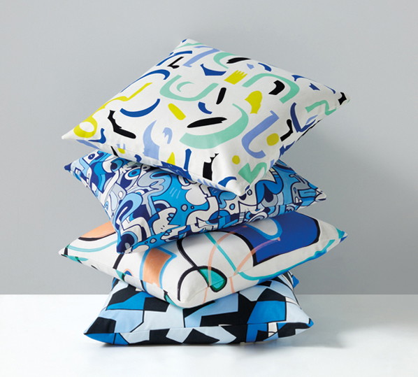 Doodle we wnętrzach - Jon Burgerman dla Kirkby Design