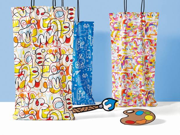 Doodle we wnętrzach - Jon Burgerman dla Kirkby Design