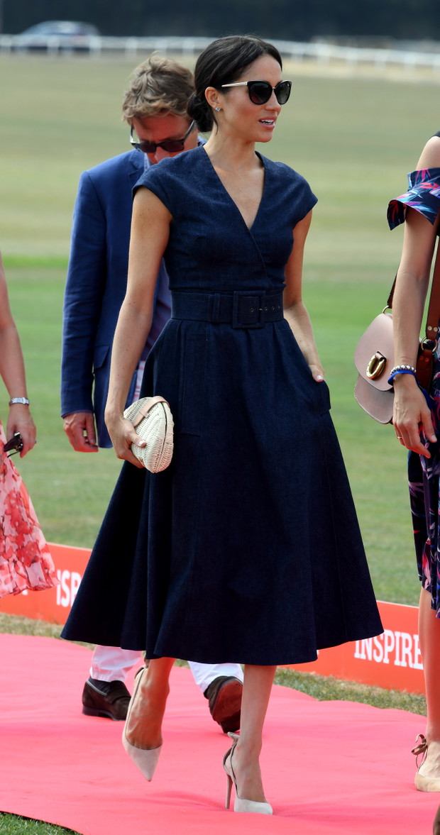 Meghan Markle na Sentebale Polo 2018 w Windsorze, 26.07.2018.