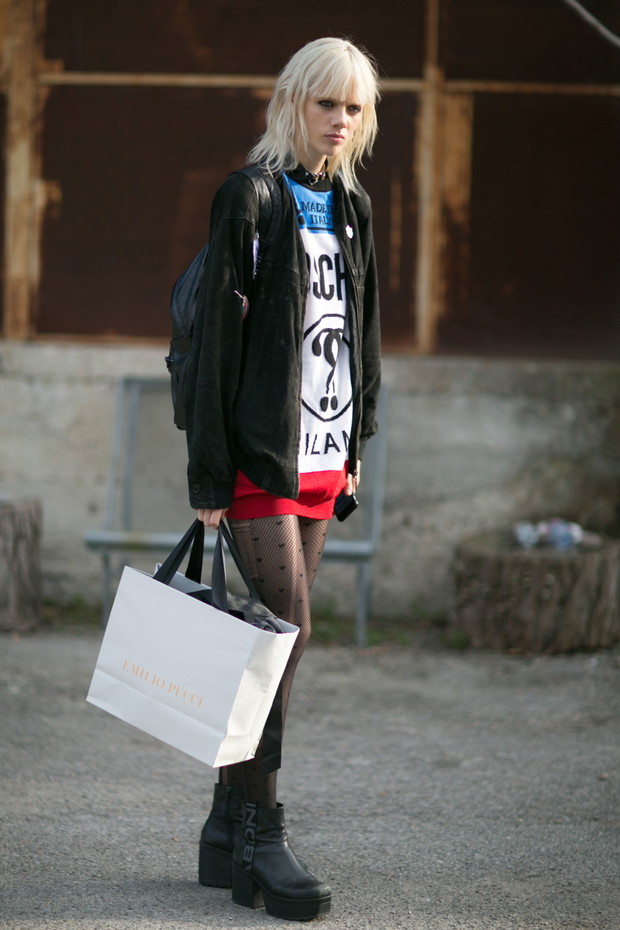 Street fashion: modelki off duty na Milan Fashion Week j-z 2016/2017