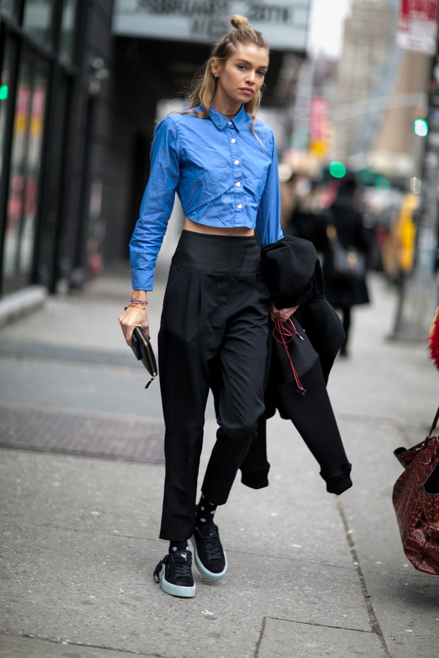 Street fashion: modelki off duty w Nowym Jorku