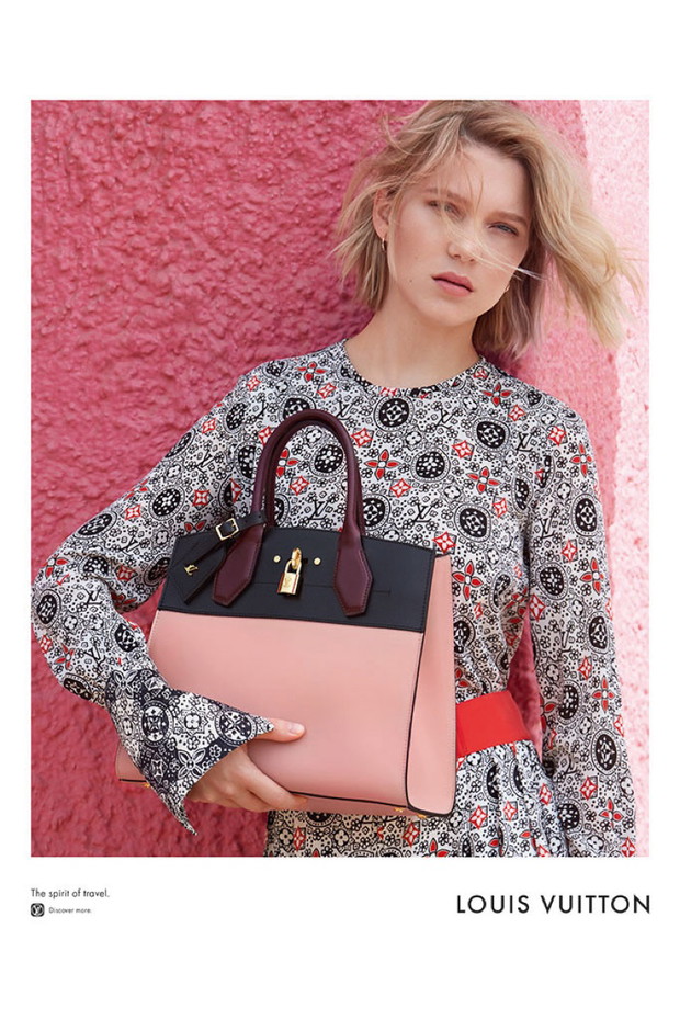 Léa Seydoux w kampanii torebek Louis Vuitton
