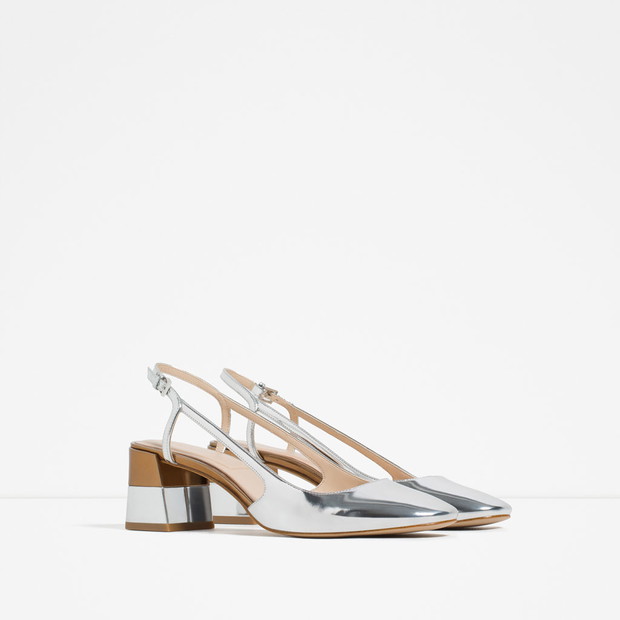 Metaliczne buty trendy 2016
