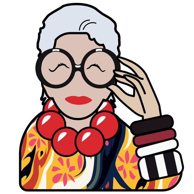 Iris Apfel ma swoje emoji!