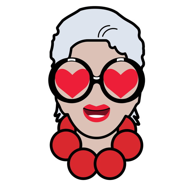 Iris Apfel ma swoje emoji!
