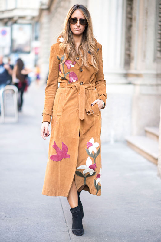 Modne płaszcze - street fashion jesień-zima 2016/2017