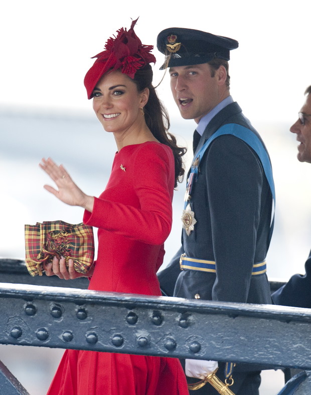 Kate Middleton i książę William, 2012 rok.